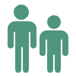 Two people icon